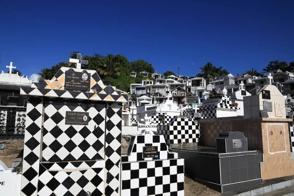 Guadeloupe Francia Diciembre 2019 Cementerio Morne Eau Las Islas Guadalupe —  Fotos de Stock