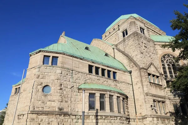 Město Essen Porúří Německo Stará Synagoga — Stock fotografie