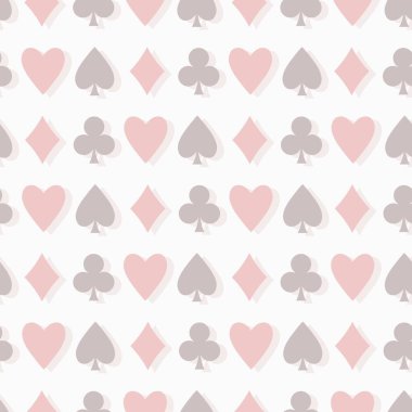 Vektör poker, kusursuz tasarım. Kart oyunu kumarhane masa örtüsü dokusu.