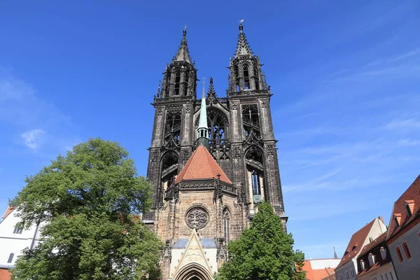 Iglesia Catedral Meissen Meissner Dom Alemania Monumentos Alemanes —  Fotos de Stock