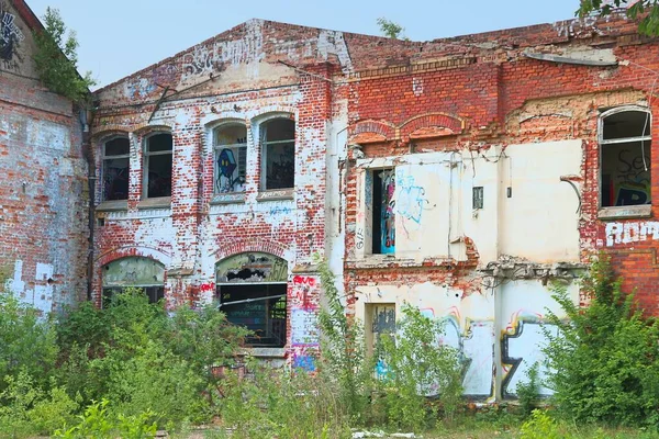 Leipzig Alemania Mayo 2018 Ruinas Industriales Abandonadas Distrito Plagwitz Leipzig — Foto de Stock