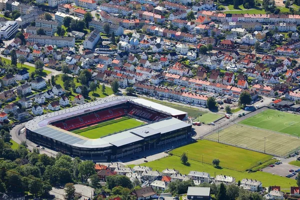 Bergen Norwegen Juli 2020 Fußballstadion Brann Bergen Norwegen Bergen Ist — Stockfoto