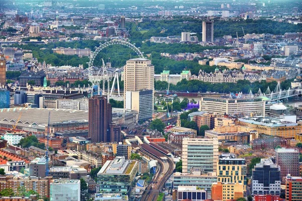 London Luftaufnahme Des Bezirks Waterloo Auch Andere Teile Der City — Stockfoto