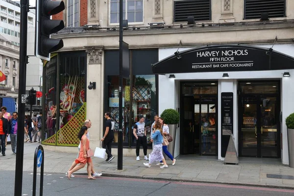 Londen Juli 2016 Harvey Nichols Flagship Store Knightsbridge Londen Harvey — Stockfoto