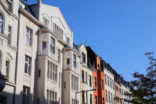 Keulen Duitsland Oude Residentiële Straat Uitzicht Keulen — Stockfoto