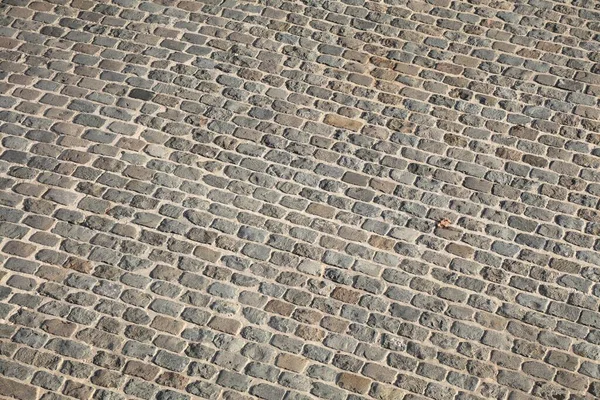 Calle Empedrada Piedra Viejo Pavimento Piedra Cobblestone Alemania Colonia Alemania — Foto de Stock