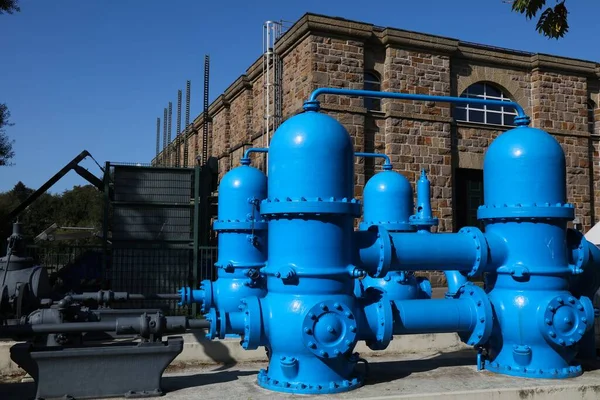 Muelheim Der Ruhr Alemania Central Hidroeléctrica Río Ruhr Bombas Agua —  Fotos de Stock