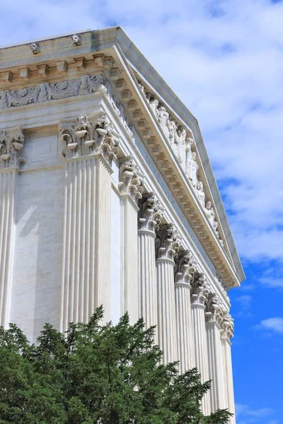 Suprema Corte Prédio Referência Washington Eua — Fotografia de Stock