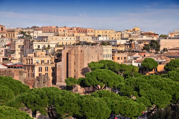 Roma Şehri Talya Rione Monti Roma Nın Monti Bölgesinin Şehir — Stok fotoğraf