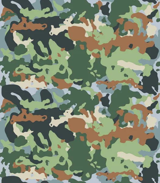 Textura Sin Costuras Camuflaje Militar Patrón Camuflaje Sin Costuras Patrón — Archivo Imágenes Vectoriales