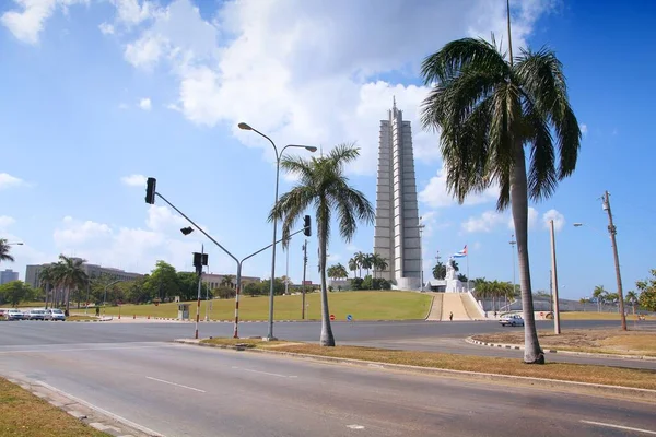 Havana Cuba Luty 2011 Pomnik Jose Martiego Placu Rewolucji Hawanie — Zdjęcie stockowe