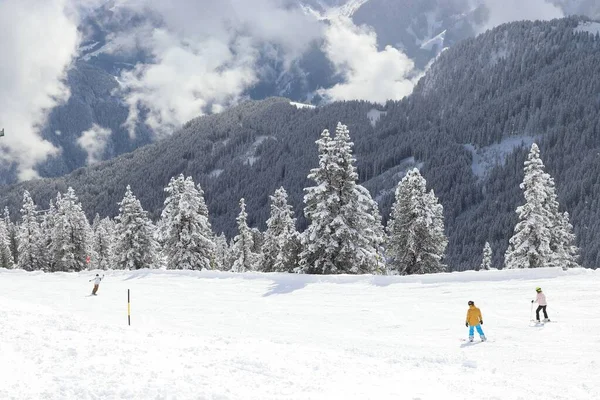 Mayrhofen Oostenrijkse Alpen Wintersportplaats Zillertal Tirol Oostenrijkse Centrale Alpen — Stockfoto