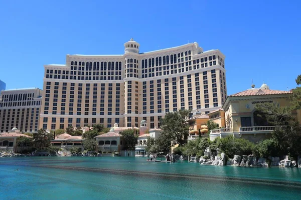 Las Vegas Usa Április 2014 Bellagio Hotel Kilátás Las Vegas — Stock Fotó
