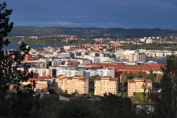 Paysage Urbain Jonkoping Avec Lac Vattern Suède Jonkoping Suède — Photo