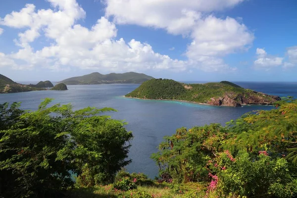 Guadalupa Isole Saintes Terre Haut Isola Bellissimo Paesaggio — Foto Stock