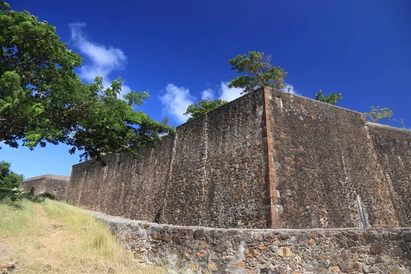 Monumento Guadalupe Islas Les Saintes Terre Haut Fort Napoleon — Foto de Stock