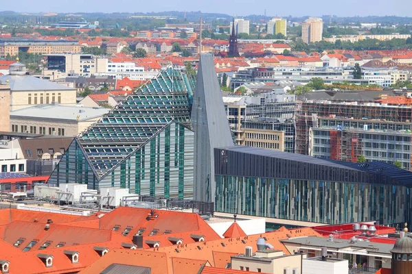 Leipzig Duitsland Mei 2018 Augusteum Hoofdgebouw Van Leipzig Universiteit Duitsland — Stockfoto