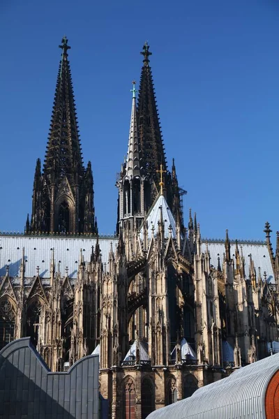 Monumento Colonia Alemania Patrimonio Humanidad Por Unesco Alemania Catedral Koeln — Foto de Stock