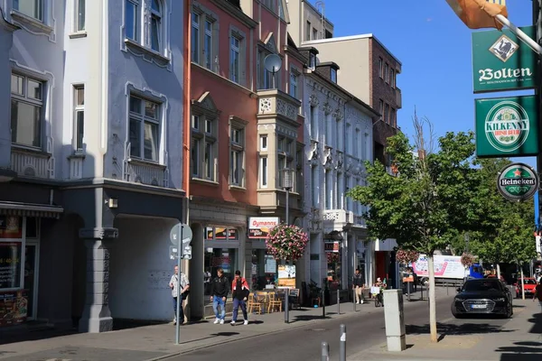 Moenchengladbach Germany September 2020 People Visit Downtown Area Rheydt District — Stock Photo, Image