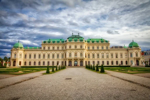 Vienna Austria September 2011 Belvedere Palace Gardens Vienna Belvedere Landmark — Stock Photo, Image