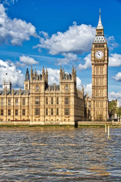 Big Ben Klok Palace Parliament Londen Verenigd Koninkrijk Bezienswaardigheid Van — Stockfoto