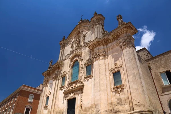 Iglesia San Francisco Asís San Francesco Assisi Matera Italia —  Fotos de Stock