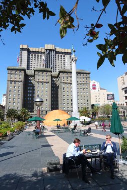 san francisco, ABD - ö. 8 Nisan 2014: union square san Francisco, ABD ziyaret. san francisco's California 4 en kalabalık şehri (837,442 insanlar 2013).