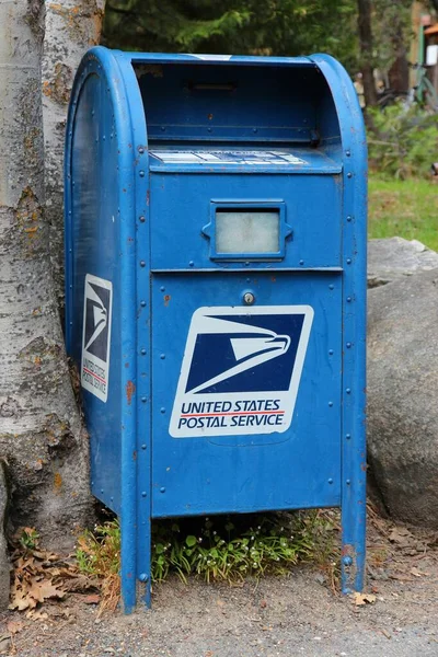 Yosemite Usa Kwiecień 2014 Skrzynka Pocztowa Postal Service Parku Narodowym — Zdjęcie stockowe