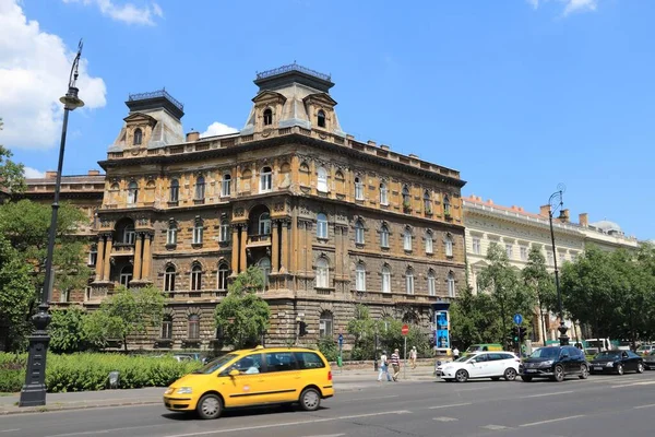 Budapest Węgry Czerwca 2014 Widok Ulicy Kodaly Korond Cyrku Andrassy — Zdjęcie stockowe