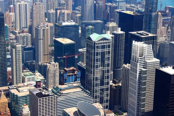 Chicago Stad Uitzicht Vanuit Lucht Stadsgezicht Van Loop Chicago Illinois — Stockfoto