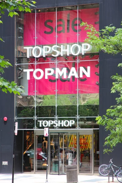 Chicago Junio 2013 Topshop Tienda Topman Magnificent Mile Chicago Magnificent — Foto de Stock