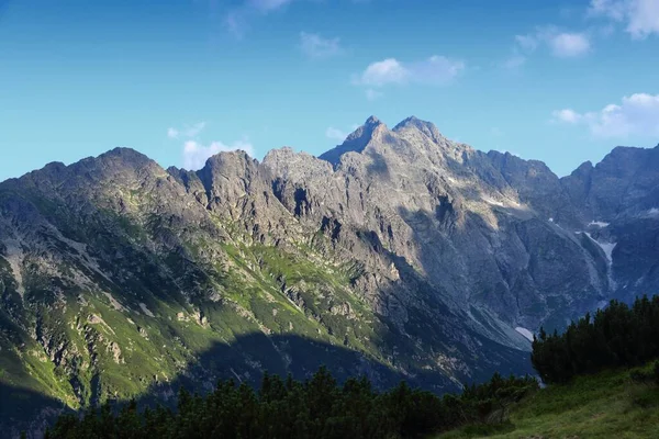 Rysy Montaña Más Alta Polonia Parque Nacional Tatra Las Montañas —  Fotos de Stock