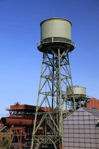 Bochum Industrielles Erbe Des Ruhrgebiets Ehemaliges Kraftwerk Wasserturm Westpark — Stockfoto