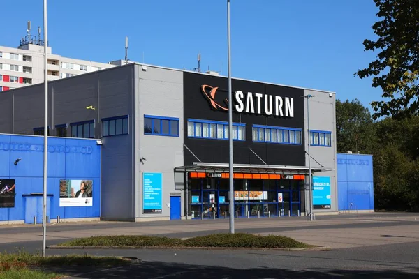 Μαρλ Γερμανια Σεπτεμβριου 2020 Κατάστημα Ηλεκτρονικών Saturn Στο Marl Γερμανία — Φωτογραφία Αρχείου