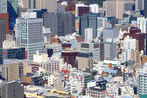 Horizonte Tóquio Tóquio Cidade Japão Vista Cityscape Com Nishinbashi Distrito — Fotografia de Stock