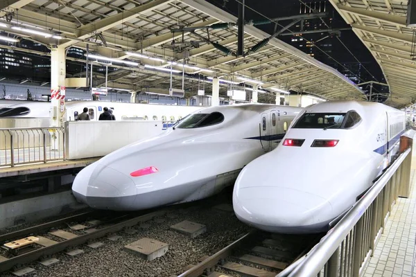 Tokyo Japan November 2016 Shinkansen Tokaido Bullet Train Vid Tokyo — Stockfoto