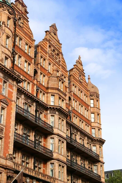 Ιστορική Αρχιτεκτονική Ξενοδοχείου Στο Λονδίνο Ηνωμένο Βασίλειο Πλατεία Ράσελ Στην — Φωτογραφία Αρχείου