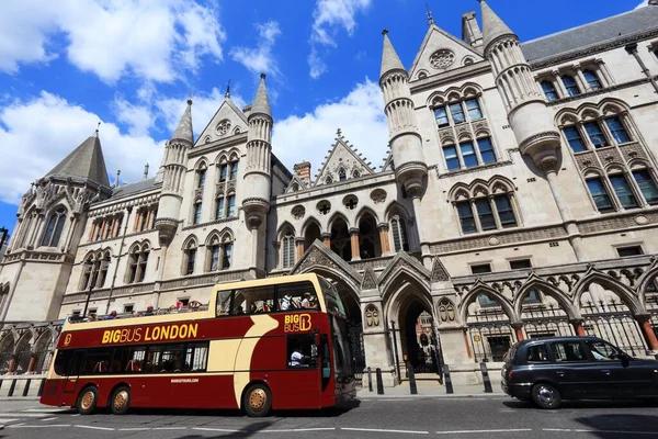London Reino Unido Julho 2016 Pessoas Andam Autocarro Turístico Dois — Fotografia de Stock