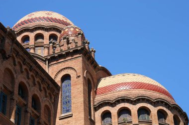 Barselona, UNESCO Dünya Mirasları Listesi 'nin simgesidir. Santa Creu Hastanesi i Sant Pau modernist mimari.