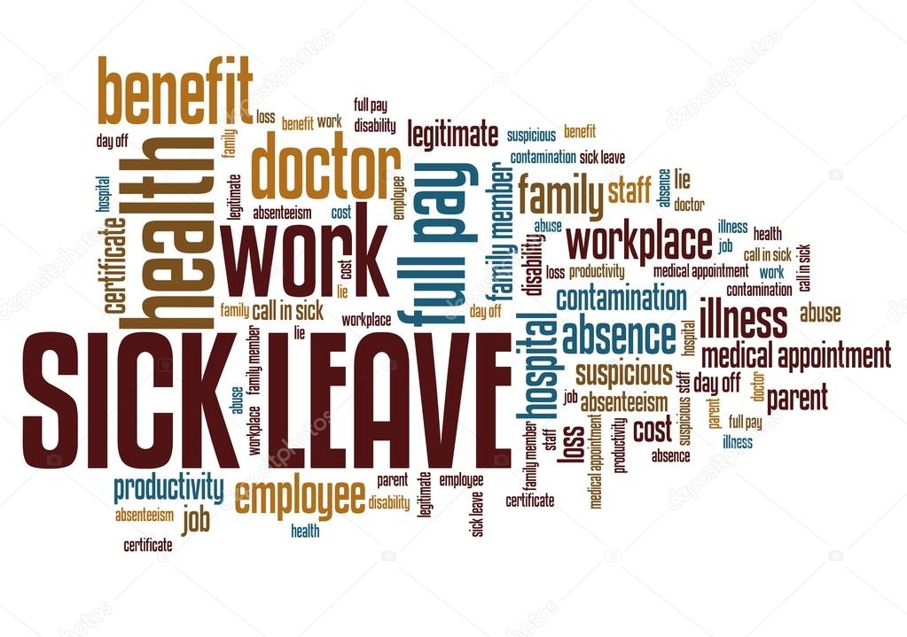 Sick leave — Stock Photo © tupungato 52894993