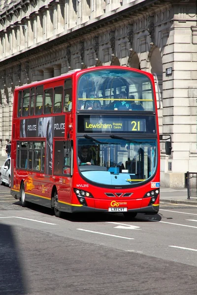 Londyn autobus dwupietrowy — Zdjęcie stockowe