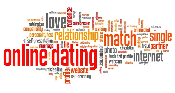 Internet dating — Stockfoto