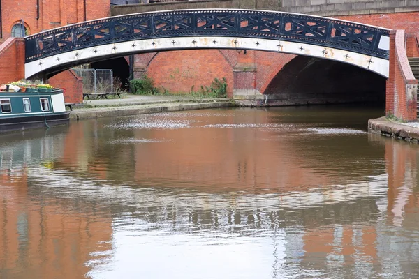 Canal em Manchester — Fotografia de Stock