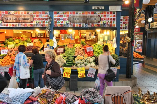 Salone del mercato di Budapest — Foto Stock