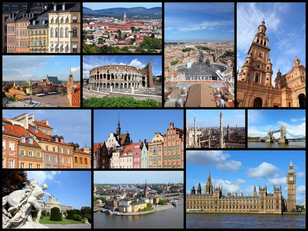 Europe cities — Stock Photo, Image