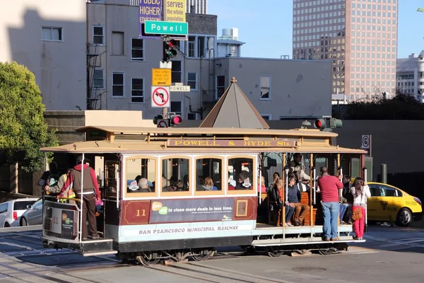 Трамвай Сан-Франциско — стоковое фото