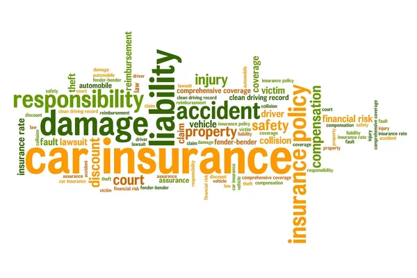 Car insurance policy — Stock Photo, Image