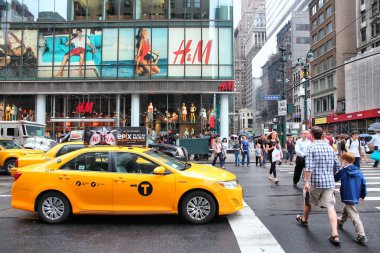 New York City taxi clipart