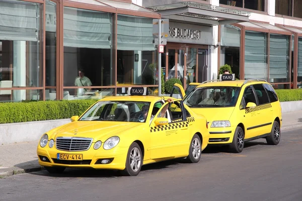 Budapeste táxi — Fotografia de Stock