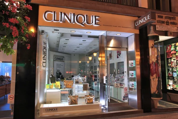 Clinique negozio di profumi — Foto Stock